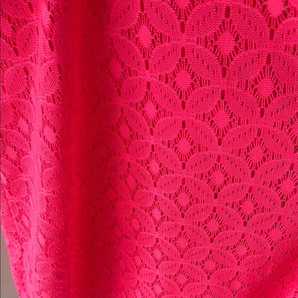 SO Vibrant Pink Lace Dress - Picture 6 of 11